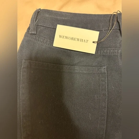 WeWoreWhat, High rise twill denim dad jeans. - Picture 11 of 11